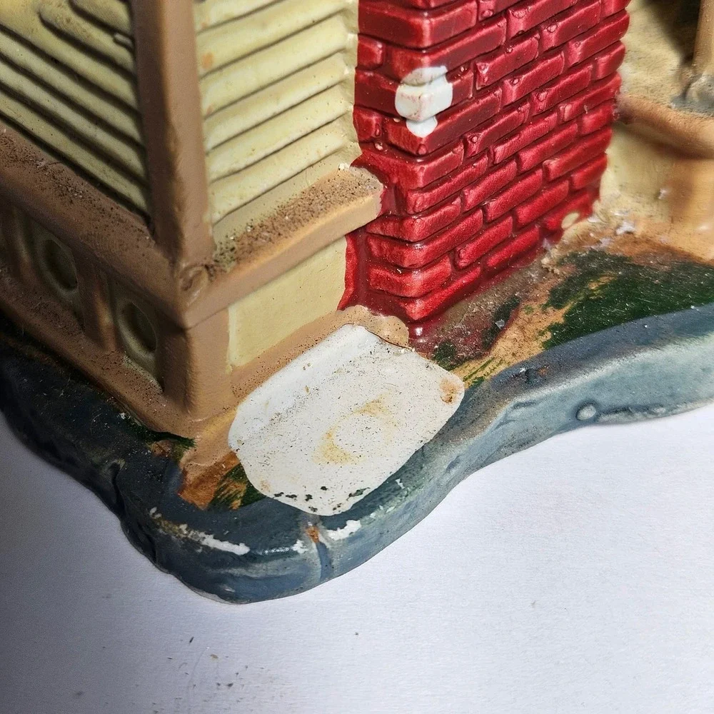Lemax Coventry Cove Whartons Manor Porcelain Lighted House 2003 Village Decor